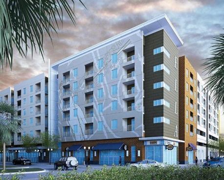 The Ella at Encore will be the first residential building completed in the Encore master plan in Tampa, Fla. It will provide 160 units for seniors.
