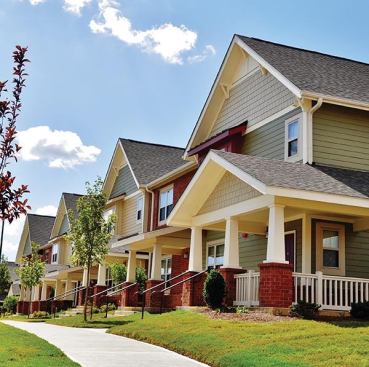 The 172-unit Park Terrace Apartments has a mix of one-, two-, and three- bedroom units.
