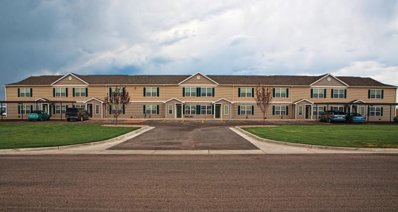 Pinewood Apartments provides 12 affordable homes in Marbleton, Wyo. It is one of three rural developments that G.A. Haan Development has recently opened in the state.