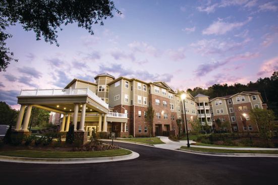 The 101-unit Manor at Scott's Crossing in Atlanta serves seniors earning no more than 50 percent and 60 percent of the area median income.