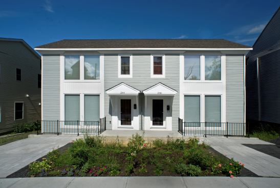 These Columbia County townhouses are the first Habitat for Humanity homes in New York state to achieve the rigorous Passive House standard.