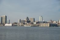 A view of the waterfront in Camden, N.J.