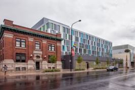 Heartland Housing and Center on Halsted celebrated the opening of Town Hall Apartments on Oct. 10. Photo: Gensler