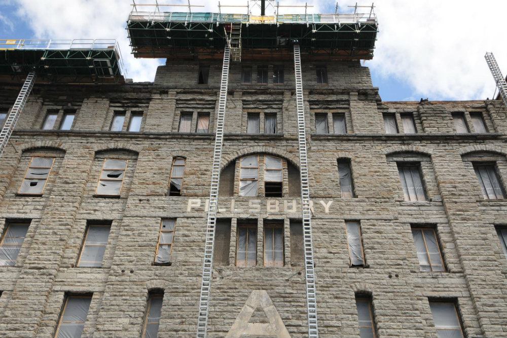 Dominium is transforming a former Pillsbury flour mill into artist lofts in Minneapolis. Photo courtesy of Dominium.