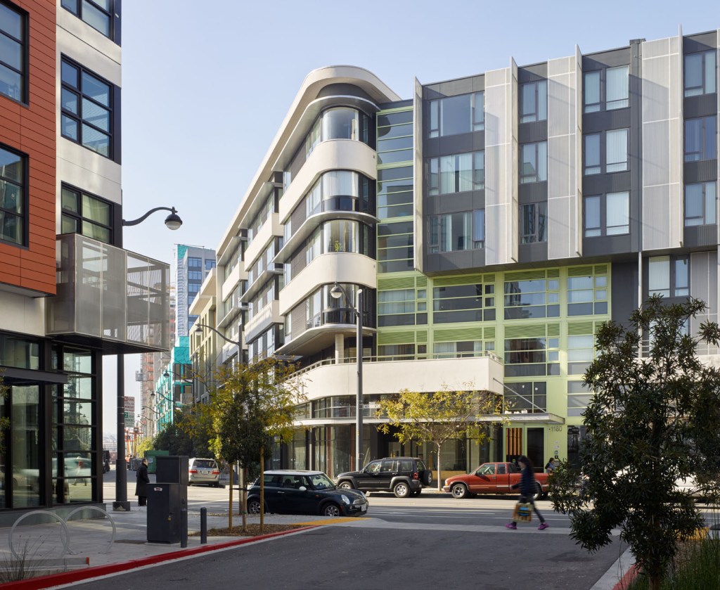 Mercy Housing California's 1180 4th Street is home to 150 families at or below 50% of the area median income. Fifty of the units are set aside for formerly homeless families referred through the San Francisco Human Services Agency.