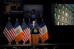 Bill de Blasio delivers his State of the City speech on Feb. 3, 2015. Photo: Demetrius Freeman/Mayoral Photography Office
