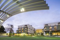 The $33.9 million Cabrillo Gateway development provides 80 permanent supportive housing units at the Century Villages at Cabrillo campus in Long Beach, Calif. (Photo by ZJ Photo.) 