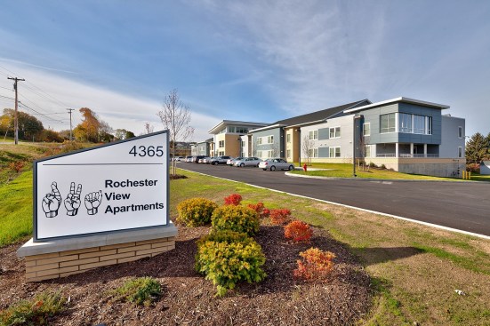 The $17.6 million DePaul Rochester View Apartments is designed for deaf and hard of hearing residents in Henrietta, N.Y.