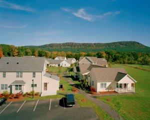 The Easthampton Meadow community was built with seniors and families with foster children in mind. (Photo: Bruce T. Martin Photography)