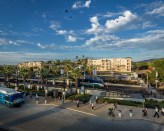 Designed by Rodriguez Associates Architects and Planners, North
Santa Fe Apartments is located opposite the North County Transit District’s
Vista Transit Center in Vista, Calif. The 68-unit affordable housing community was developed by Community HousingWorks.