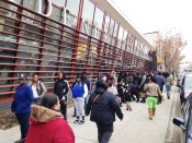 More than 400 prospective residents applied for one of 12 new apartments being built by the Philadelphia Housing Authority. The hopefuls began lining up as early as 1 a.m.