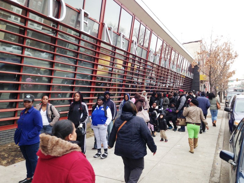 More than 400 prospective residents applied for one of 12 new apartments being built by the Philadelphia Housing Authority. The hopefuls began lining up as early as 1 a.m.
