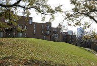 Pinnacle Park Apartments is a 200-unit low- and
moderate-income housing community originally developed under the Sec. 236 program in the early 1970s