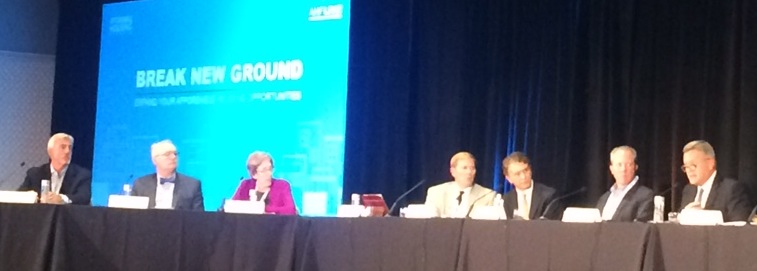 Affordable housing executives participate on the State of the Industry panel at AHF Live in Chicago.