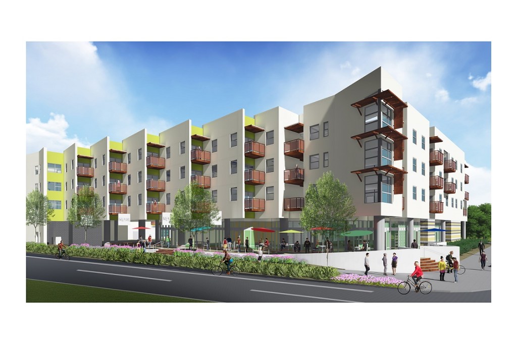 In addition to $2.6 million in cap-and-trade funds, financing for
the $28.8 million West Gateway Place development
includes a $6.9 million loan and $1.8 million land note from the city of West
Sacramento; a $1.9 million permanent mortgage from Union Bank; and $15.7
million in tax credit equity from Union Bank as the low-income housing tax
credit investor. Mogavero Notestine Associates provided architectural services,
and the landscape architect is Acanthus Studio.  Advent Cos. is the
general contractor, and The John Stewart Co. has been appointed property
manager.   