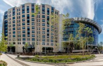 The Bonifant at Silver Spring is adjacent to the new Silver Spring, Md., library.