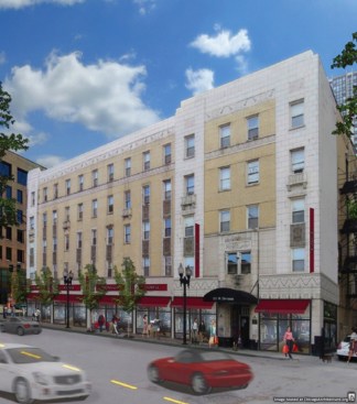 The NHP Foundation will redevelop the Mark Twain Hotel in Chicago, with plans to add kitchens to each unit and community space to the property.