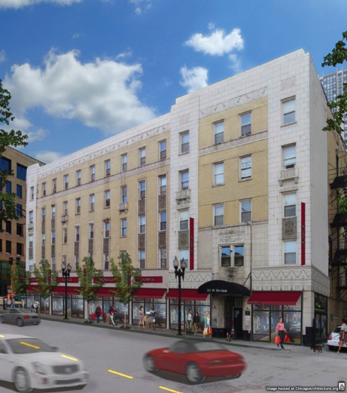 The NHP Foundation will redevelop the Mark Twain Hotel in Chicago, with plans to add kitchens to each unit and community space to the property.