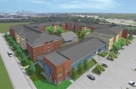 New Hope Housing will soon break ground on NHH at Reed, the nonprofit organization's first family housing development. Designed by GSMA, the community will feature 187 one-, two-, and three-bedroom apartments for Houston families.