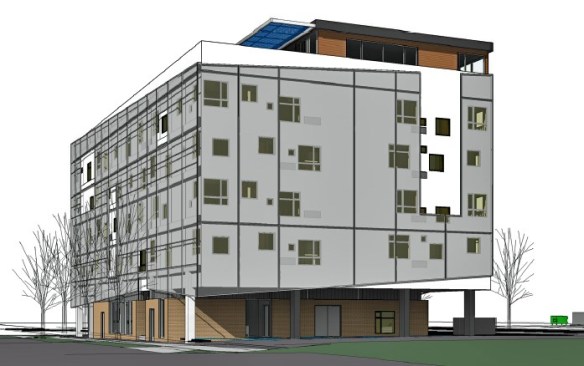 Half of the 50 apartments at Saint Francis Apartments at Cathedral Square in Denver will be available to the chronically homeless while the remainder will serve individuals with a variety of challenges, including chronic mental illness, alcohol or drug addiction, physical or developmental disabilities, or victims of domestic violence.