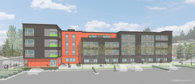 Quadriplegics United Against Dependency is developing Station 162, a 44-unit community  believed to be the nation’s first to combine quadriplegic and senior independent-living apartments in Gresham, Ore. DAO Architecture designed the building.