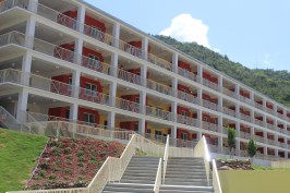 Sugar Estate provides 80 units of affordable housing for seniors on the east side of the foothills in St. Thomas, U.S. Virgin Islands.