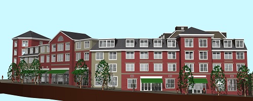 Landing 53, a 172-unit workforce housing community in Braintree, Mass., is one of the first projects receiving financing from the Healthy Neighborhoods Equity Fund created by the Massachusetts Housing Investment Corp. and the Conservation Law Foundation (CLF).