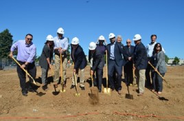 Construction is under way on the 180 West Beamer Street project in Woodland, Calif. The 80-unit development by Mercy Housing California is believed to be the first deal to close on financing that uses certificated state housing tax credits.