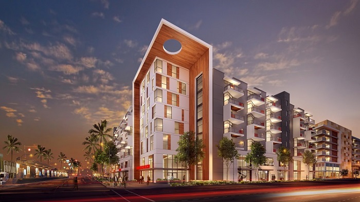 Century Affordable Development’s Beacon Pointe, a 121-unit affordable housing community in Long Beach, Calif., is one of the first projects using state certificated credits. The approximately $59 million project received reservations of nearly $11 million in state housing credits and $2.5 million in federal housing credits. The city of Long Beach has also made a significant contribution of about $12.3 million in funding and allocated 120 project-based vouchers.