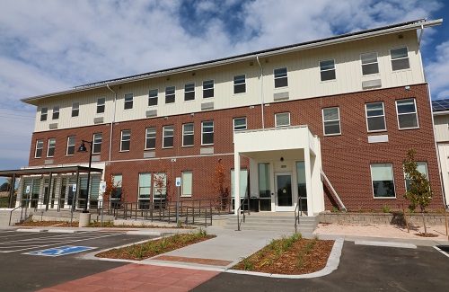 The 47-unit Guadalupe Apartments provides a mix of studio, one-, and two-bedroom apartments in Greeley, Colo.