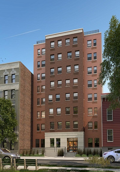 Developed by The Doe Fund, the $21.1 million Crotona Park features 60 studio apartments for formerly homeless individuals and seniors from the New York City Housing Authority’s wait list.