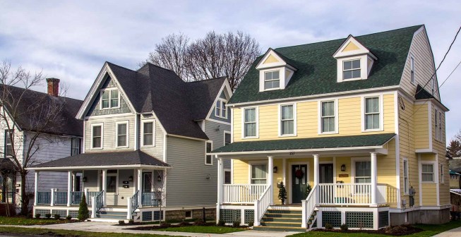 Eleven buildings have been rehabilitated as part of the Binghamton Gateway development, which is providing 37 affordable housing units for low-income residents in Binghamton, N.Y.