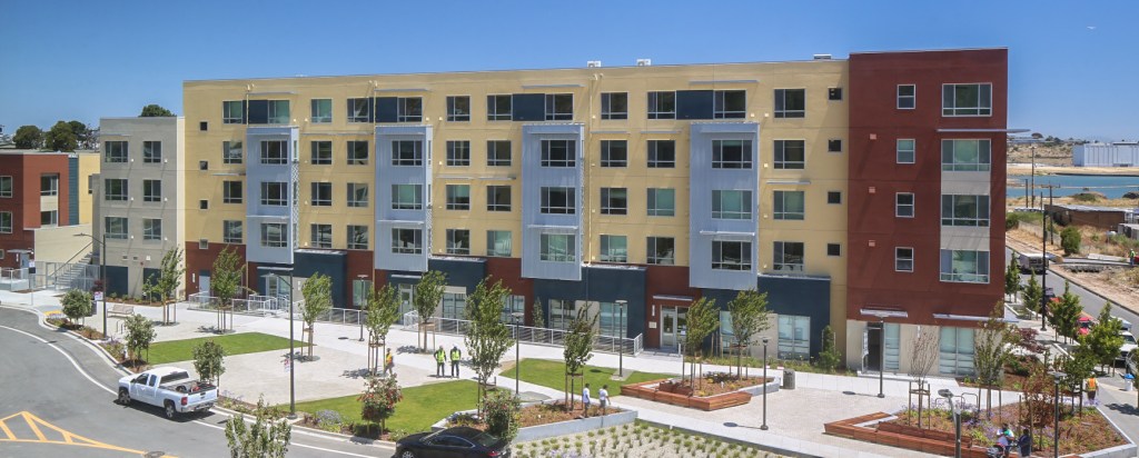 The first two phases of the revitalized Alice Griffith public housing complex in San Francisco features 184 affordable apartment, with 114 units reserved for returning residents.