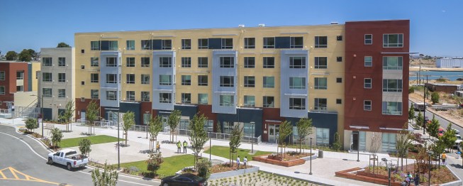 The first two phases of the revitalized Alice Griffith public housing complex in San Francisco features 184 affordable apartment, with 114 units reserved for returning residents.