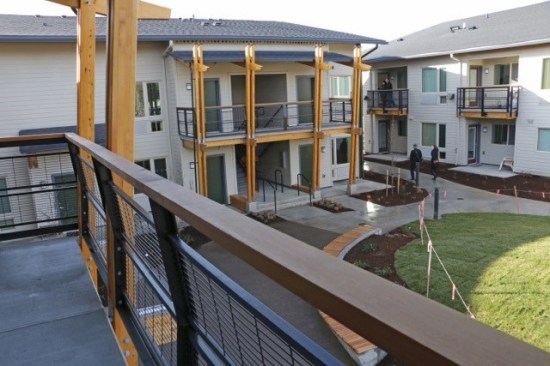The new 40-unit NAYA Generations development provides foster families and seniors with affordable housing in Portland, Ore.