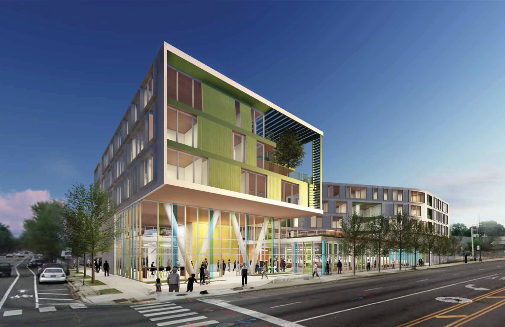 Northtown Apartments and the library branch in the West Ridge community of Chicago will be designed by Perkins+Will and developed by Evergreen Real Estate Group.
