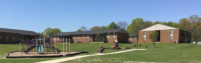 The renovation of the 35-year-old Imperial Garden Apartments, a 300-unit affordable family housing complex in Smyrna, Tenn., began in late 2015 and took about 12 months to complete, according to developer LHP Capital.