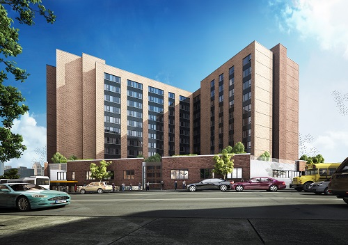 Foxy Management and Alembic Community Development are building affordable housing in an addition above a wellness center operated by the Cerebral Palsy Associations of New York State.