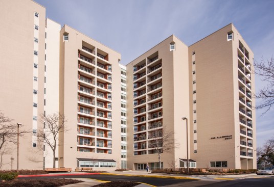 Originally built in 1985, The Allendale in Baltimore recently underwent a substantial rehab. In addition to unit and community space updates, the exterior was freshened through a new color scheme and a coating was applied to the building to prevent water infiltration.