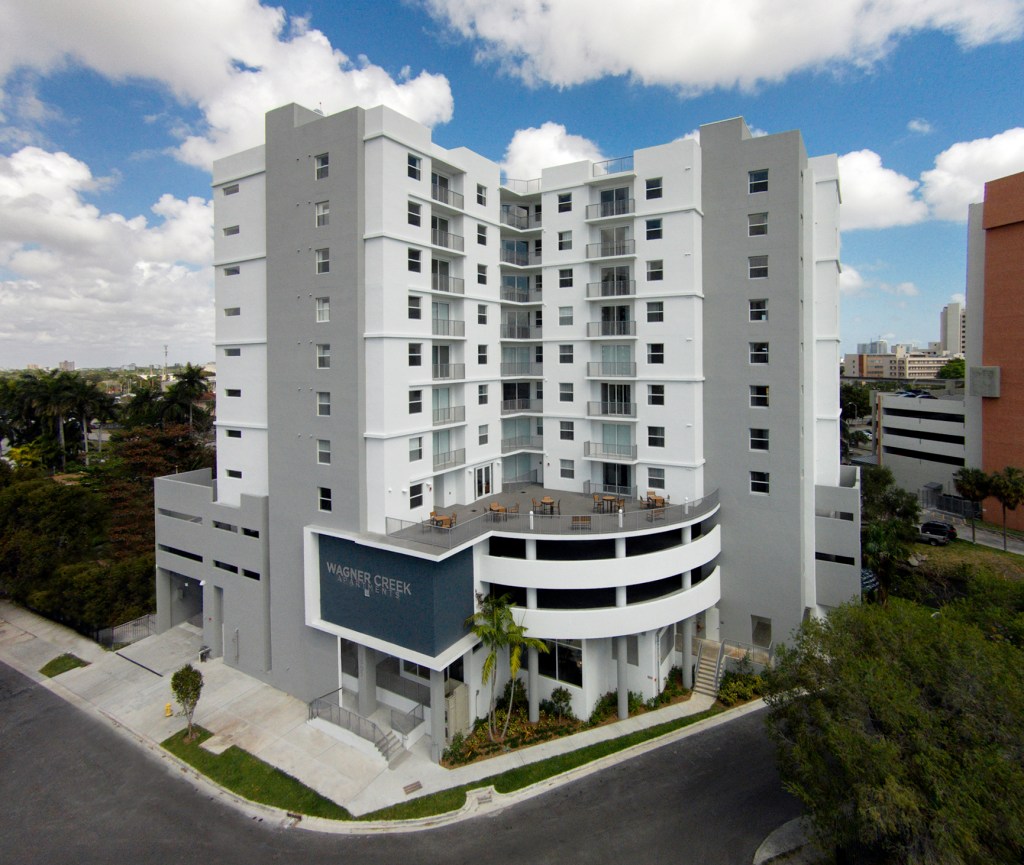 Wagner Creek Apartments will provide 73 brand-new affordable homes in Miami's burgeoning health district, a large employment hub.