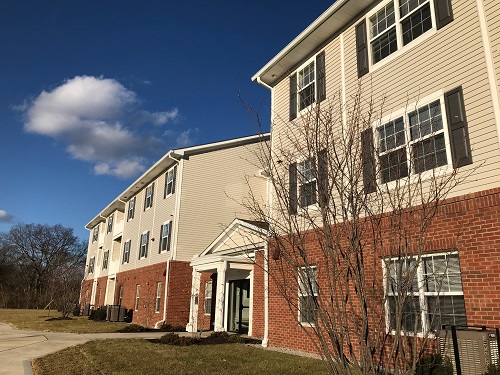 Wheatland Crossing Senior Apartments in Columbus, Ohio, features 42 units for residents earning no more than 60% of the area median income. The property is developed by The Woda Group.