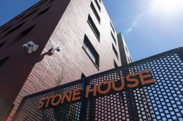 Stone House provides 96 supportive-housing units and 64 affordable units to low-income families looking and helps formerly homeless families break the cycle of homelessness.