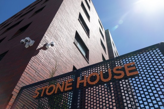 Stone House provides 96 supportive-housing units and 64 affordable units to low-income families looking and helps formerly homeless families break the cycle of homelessness.