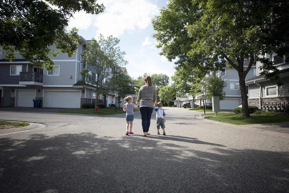The 112-unit Boulder Ridge complex in Apple Valley, Minn., is a naturally occurring affordable housing developments recently acquired by CommonBond Communities.