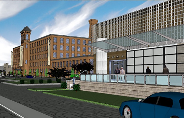 The former Lowney Chocolate factor is being turned into 130 mixed-income units in Mansfield, Mass.