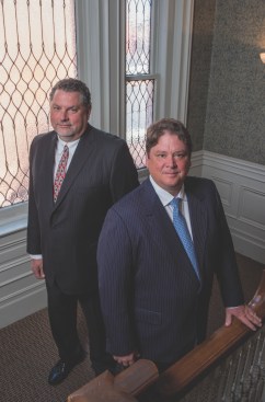 LDG Development has steadily climbed the AHF 50 Developers list, from No. 16 in 2016 to No. 4 in 2017 to No. 1 this year. Pictured are co-principals Mark Lechner (left) and Chris Dischinger.
