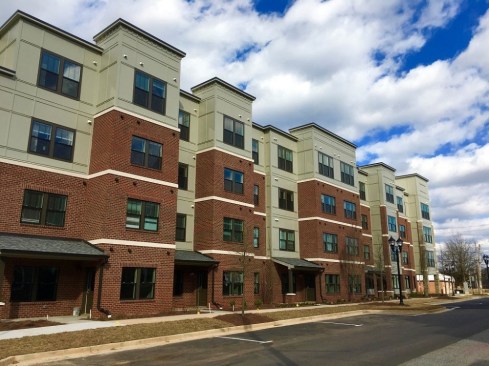 Developed by Woda Cooper Cos. and Parallel Housing, Mallalieu Pointe features one-, two-, and three-bedroom apartments in East Point, Ga.