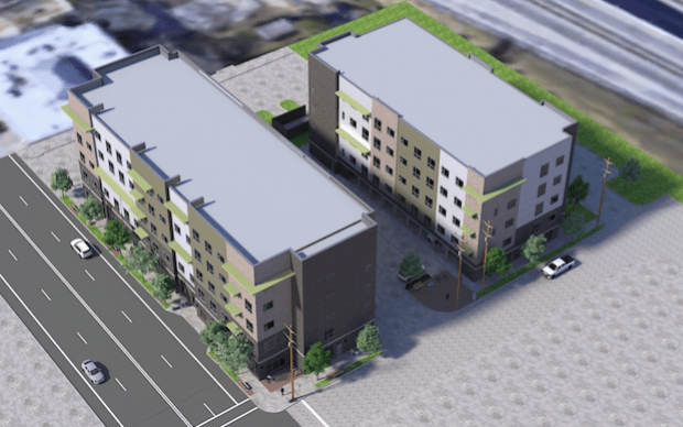 The 104-unit The Vineyard on Lancaster is expected to be completed in 2019.