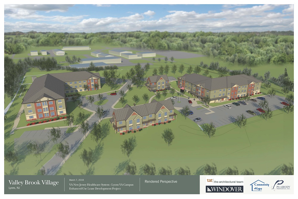 TD Bank is providing approximately $16.7 million in a construction loan and a low-income housing tax credit investment with National Equity Fund to help finance the 50-unit second phase of Valley Brook Village, a development for veterans who have been homeless in New Jersey.