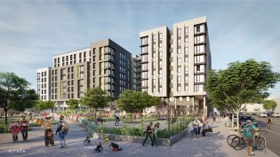 Casa Adelante will provide 127 permanent affordable apartments for low-income households, including 29 for homeless transitional age youth and parenting youth in San Francisco. The nine-story building is by integrated design firm Mithun with associate architect U.A. Studios.